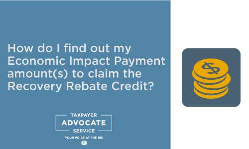 Economic Impact Payment Vs Recovery Rebate Credit