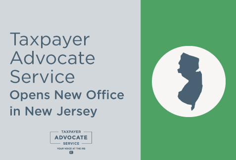 hoofdzakelijk Vergelijking spons TAS Tax Tip: New office in Trenton, New Jersey - TAS