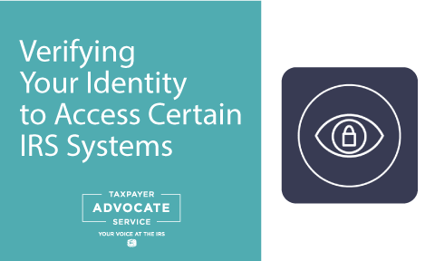 Consejo tributario: verificar su identidad para acceder a ciertos sistemas del IRS